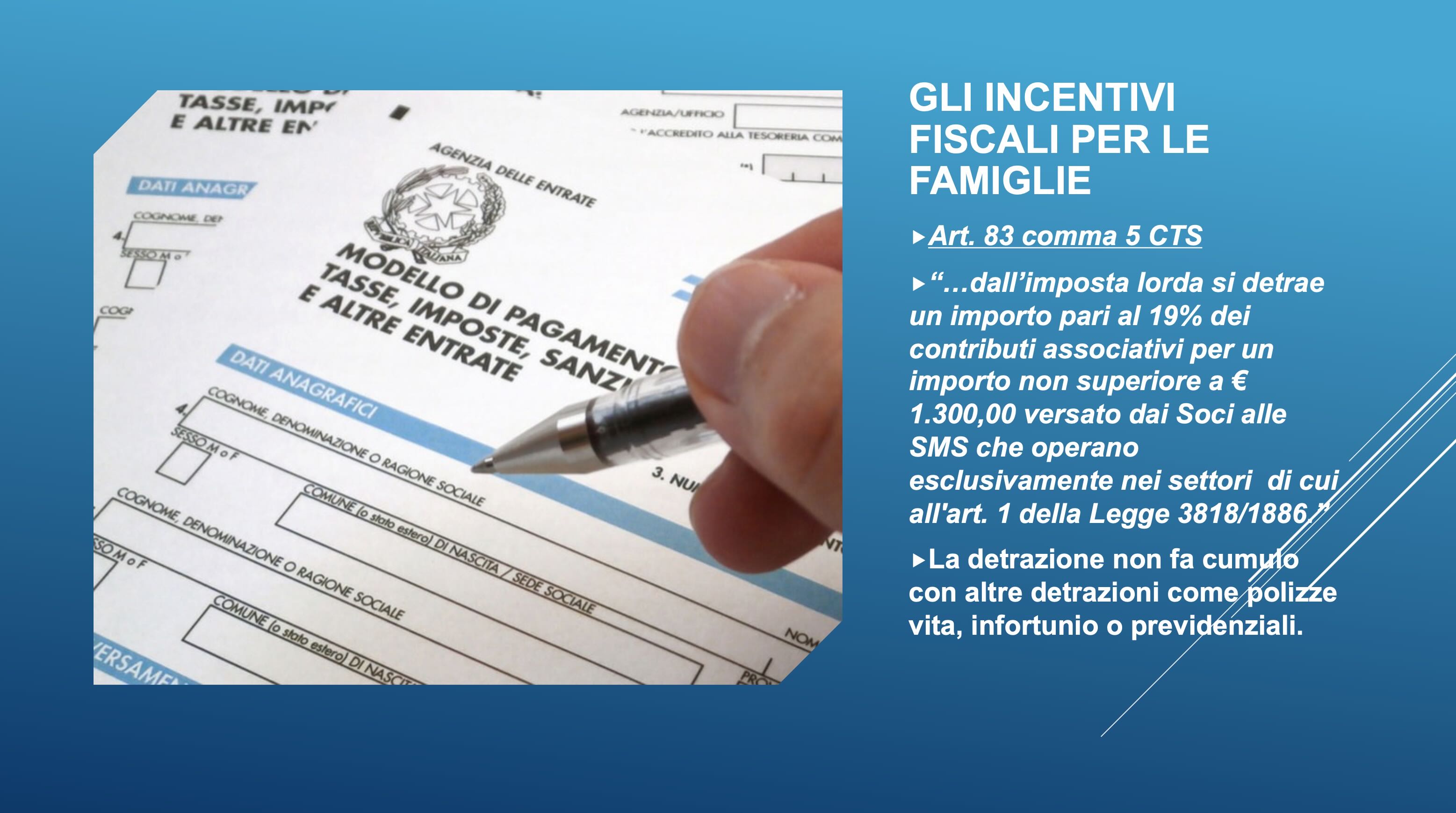Incentivi Fiscali Sussidi Famiglie